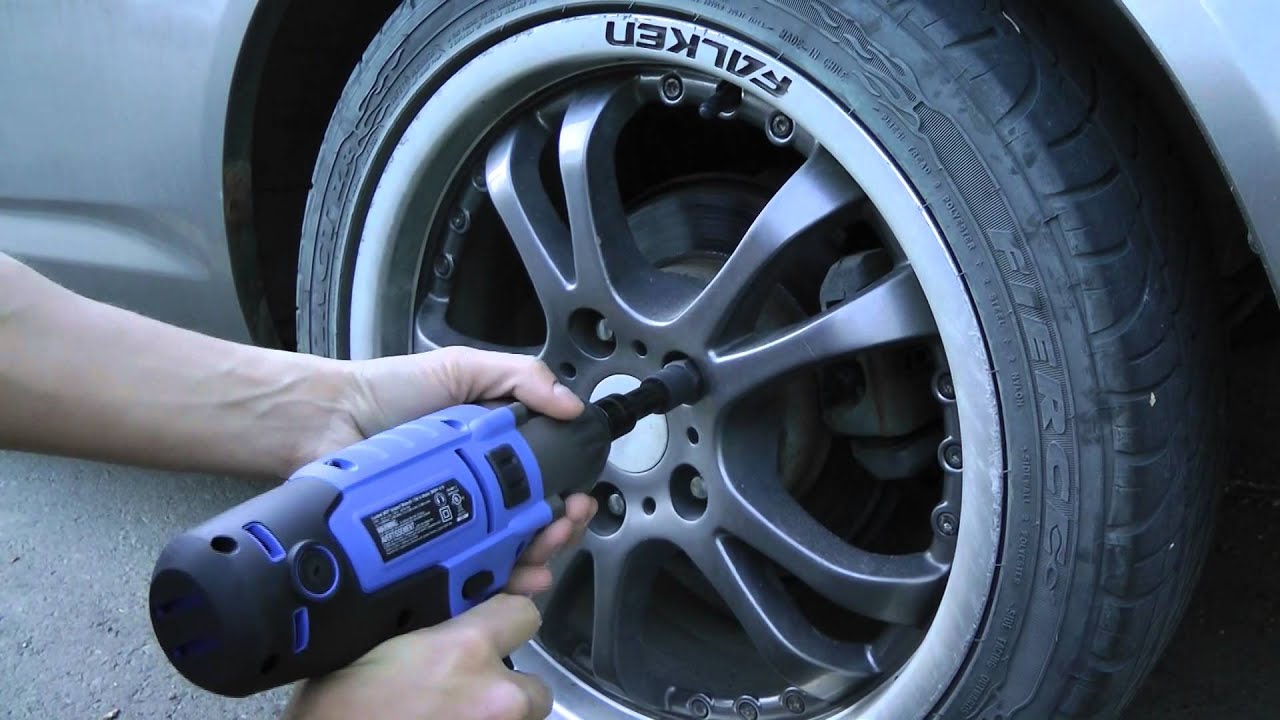 Complex locking wheel nut removal